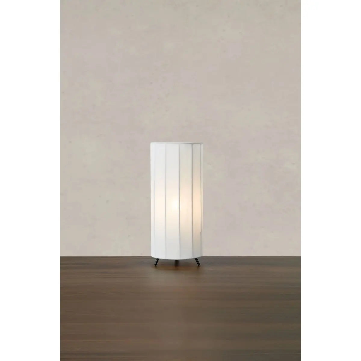 B-Ware Markslöjd Tischlampe Leuchte Hikari Tisch Lampe Stoff Metall Weiß 31,5 Cm E27 - 7330024618213