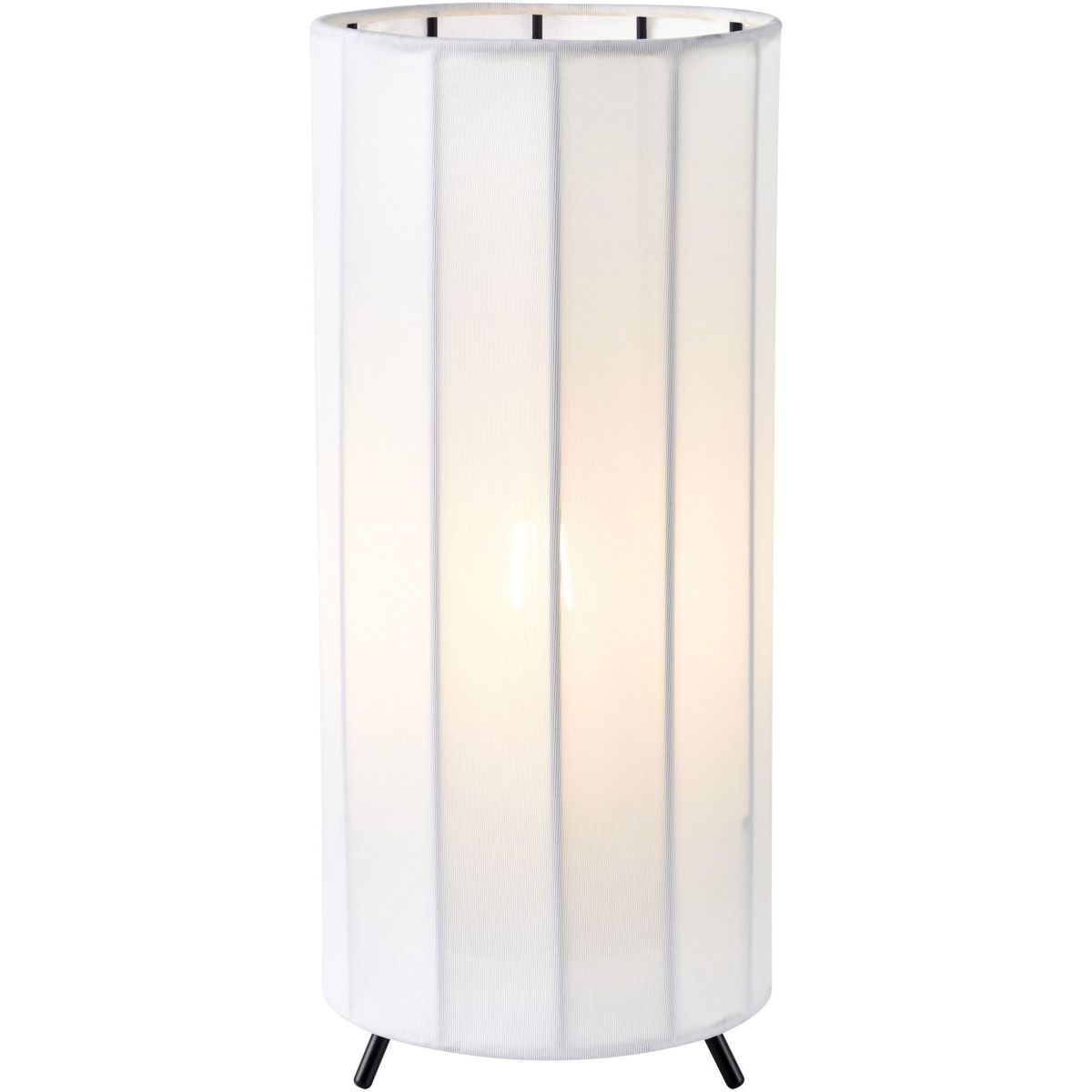 Markslöjd Tischlampe Leuchte Hikari Tisch Lampe Stoff Metall weiß 31,5 cm E27 - 7330024618213