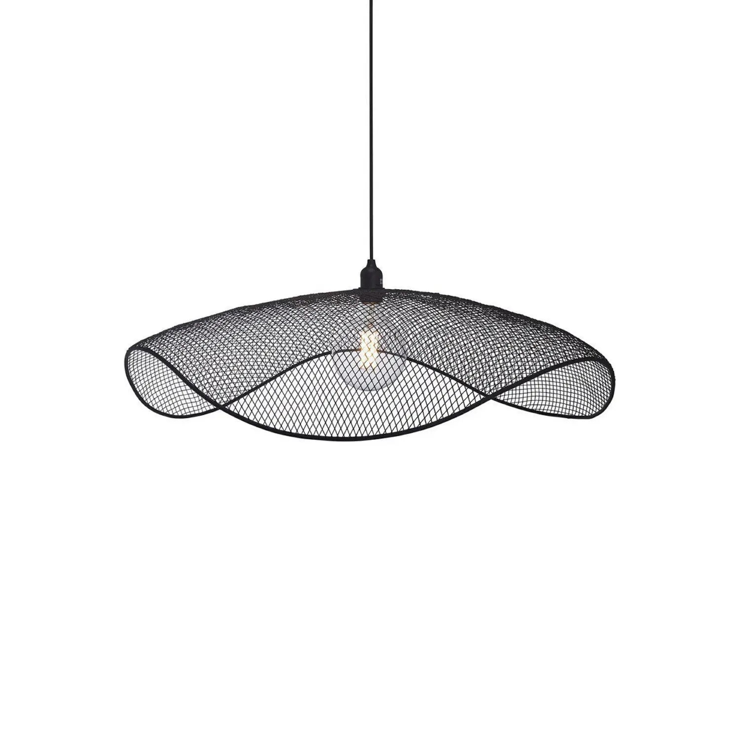 B-Ware Pr Home Hängeleuchte Pendelleuchte Vivi ø 79 Cm Schwarz Metall 1 X 40 W E27 - 7330976131501