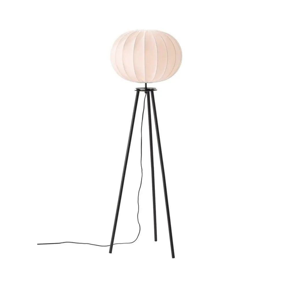 B-Ware Pr Home Stehleuchte Lampe Base E27 Standleuchte Schwarz Matt Weiß  - 7330976143306