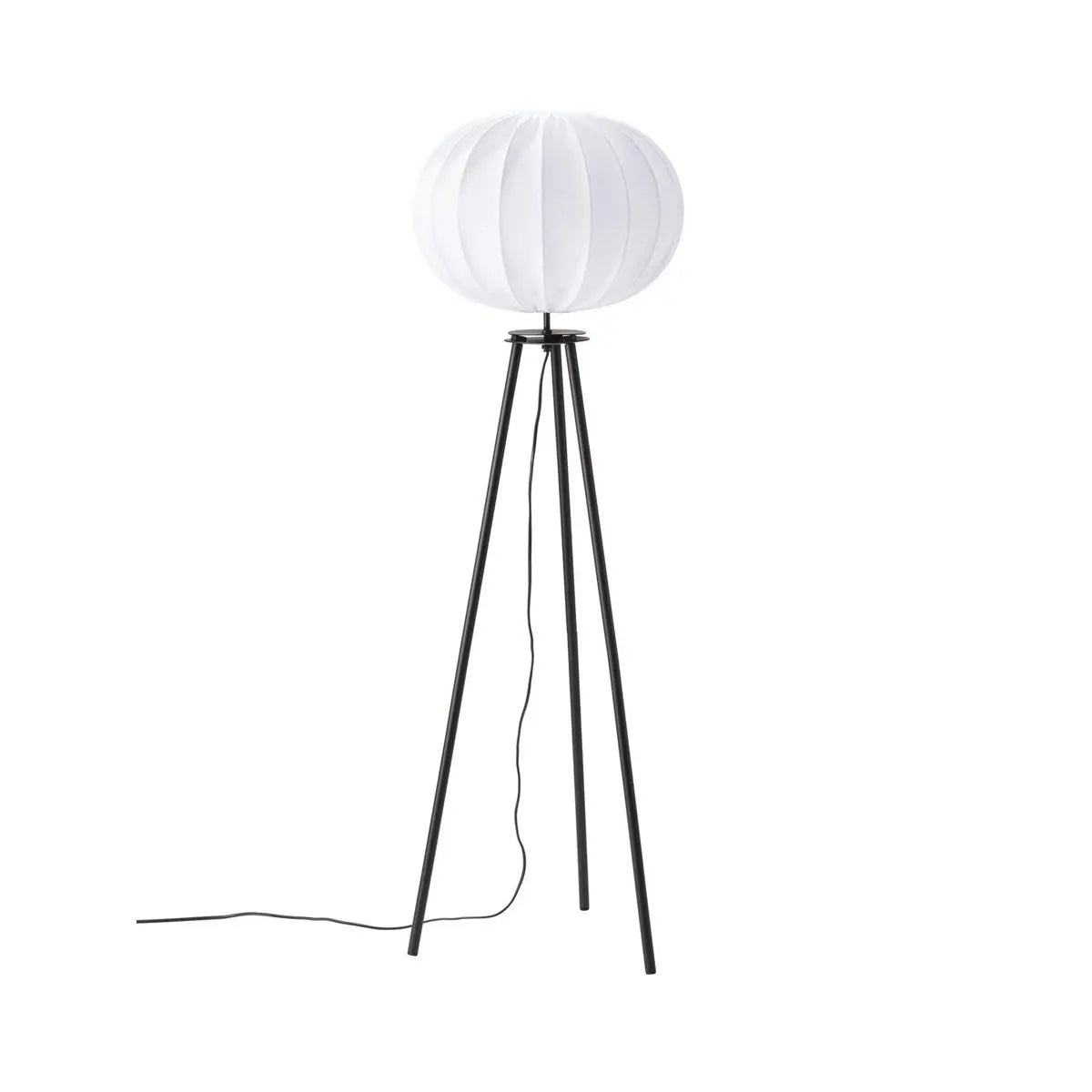 B-Ware Pr Home Stehleuchte Lampe Base E27 Standleuchte Schwarz Matt Weiß  - 7330976143306