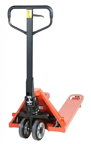 B-Ware Intra Palettenwagen Hubwagen Gabelstapler 2500 Kg Gummi Polyurethan Orange - 7332687068145