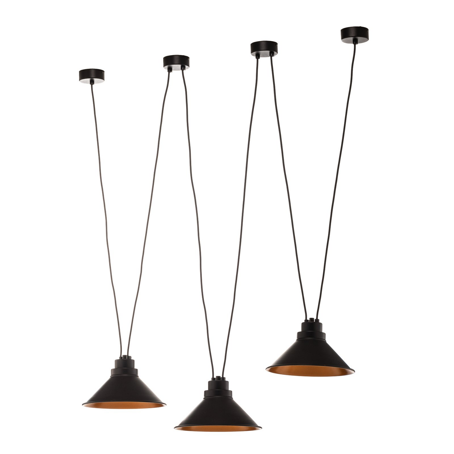 Nowodvorski Lighting Hängelampe Perm Iii Schwarz Variabel Montierbar Lampe Spot B-Ware - 5903139914697