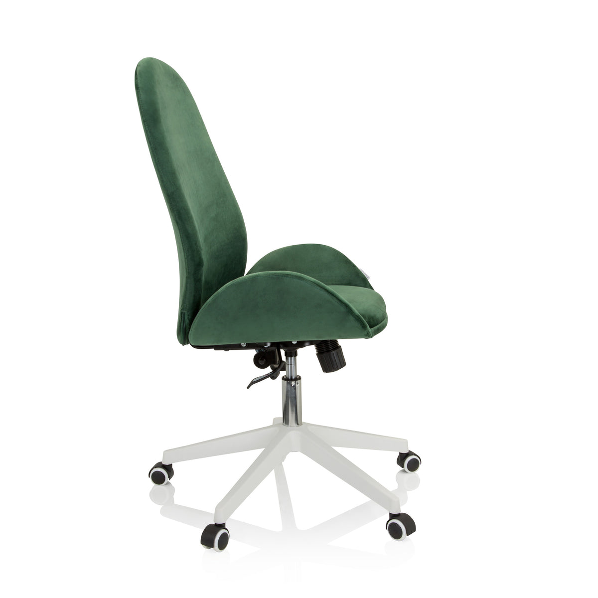 hjh OFFICE AVEA Bürostuhl Drehstuhl Stuhl Schreibtischstuhl Home Office Samt - 4064323023050