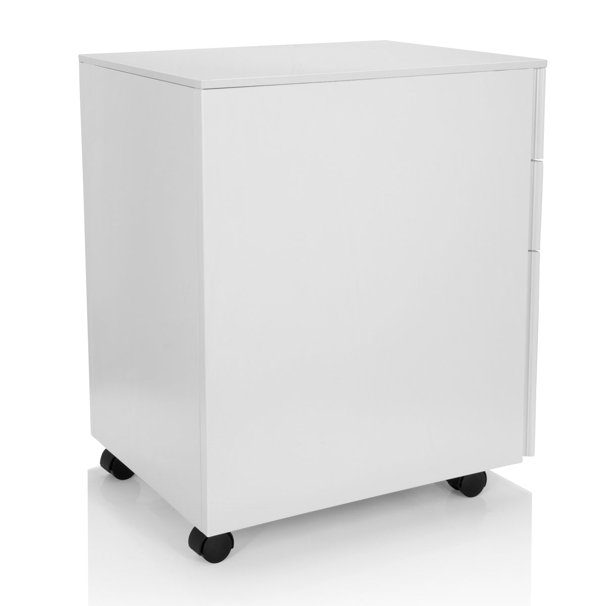 hjh OFFICE Rollcontainer COLOR OS I Schubladencontainer weiß mit Zahlenschloss - 4064323002260