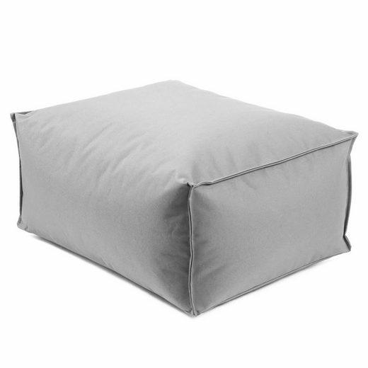 B-Ware Mokebo Outdoor Pouf O. Hocker 60x45cm In Grau Für Balkon & Garten 'Der Ruhepo235