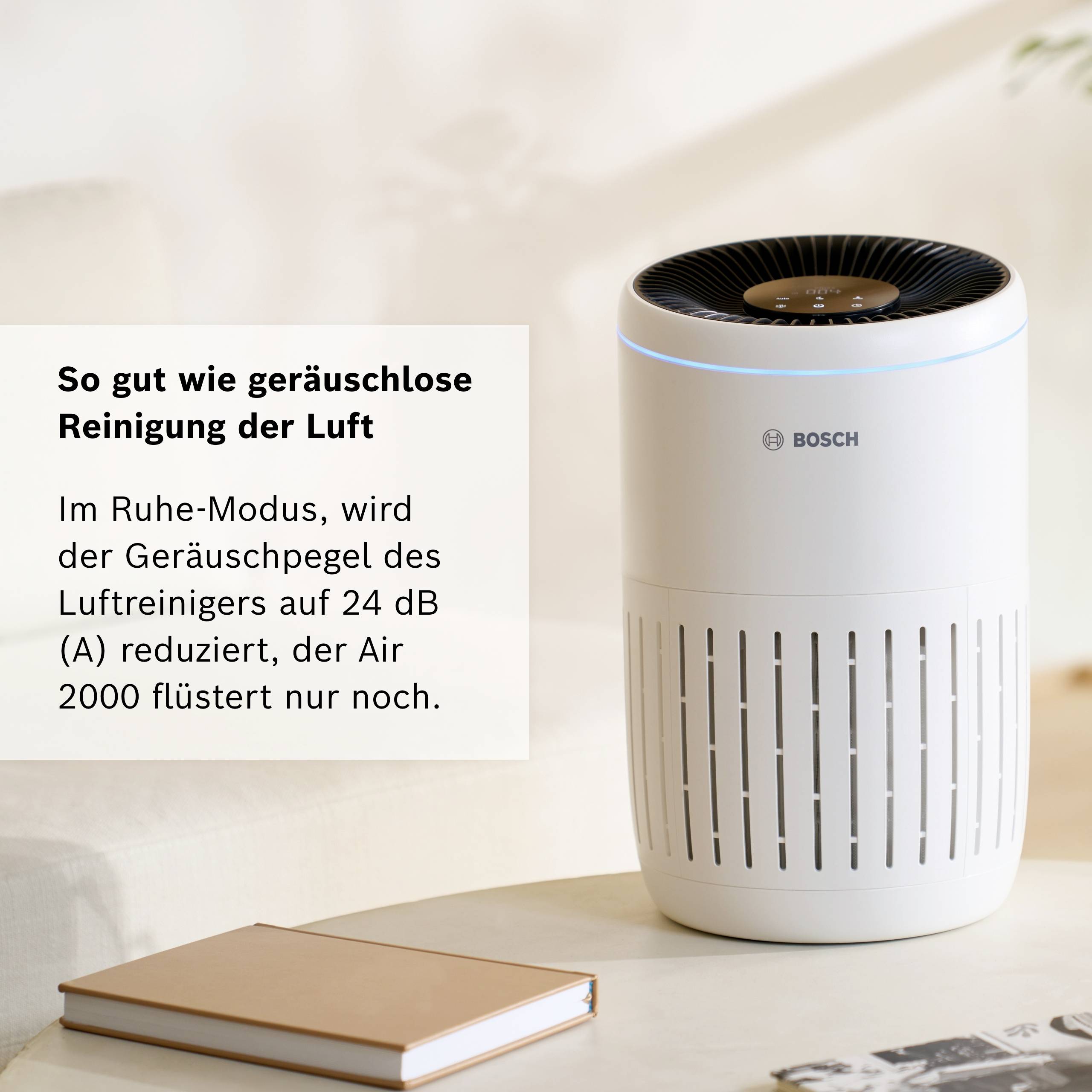 Bosch Home Comfort 7733702200 Air 2000 Luftreiniger Luft-Reinigung 37 m² Weiß - 4062321717988
