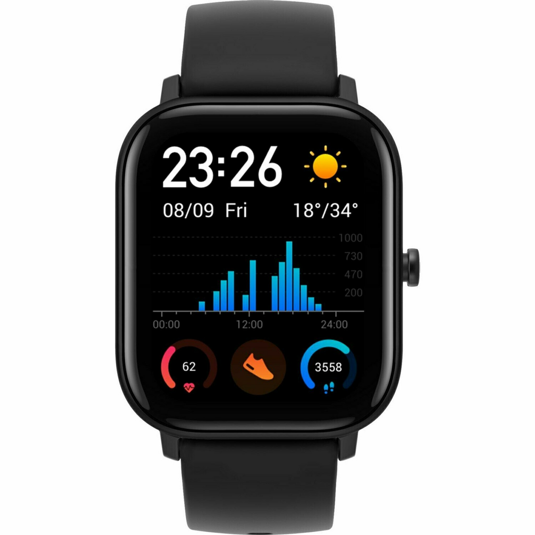 AMAZFIT GTS Smartwatch Fitnessuhr Tracker Aktivitätstracker schwarz Uhr Smart