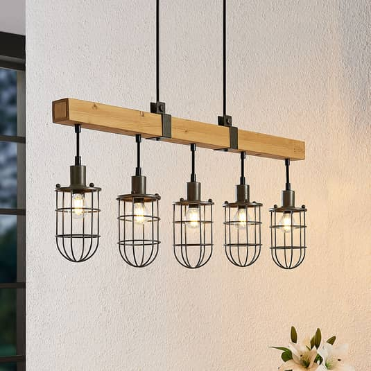 Lindby Serima Pendelleuchte Hängeleuchte Deckenlampe Lampe Leuchte 5 Flg E14  B-Ware - 4251096584110