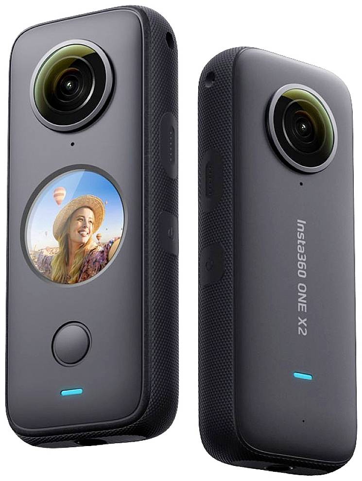 Insta360 ONE X2 Action Cam 360° Zeitraffer Wasserfest Kamera Foto-Videokame534 - 6970357851805