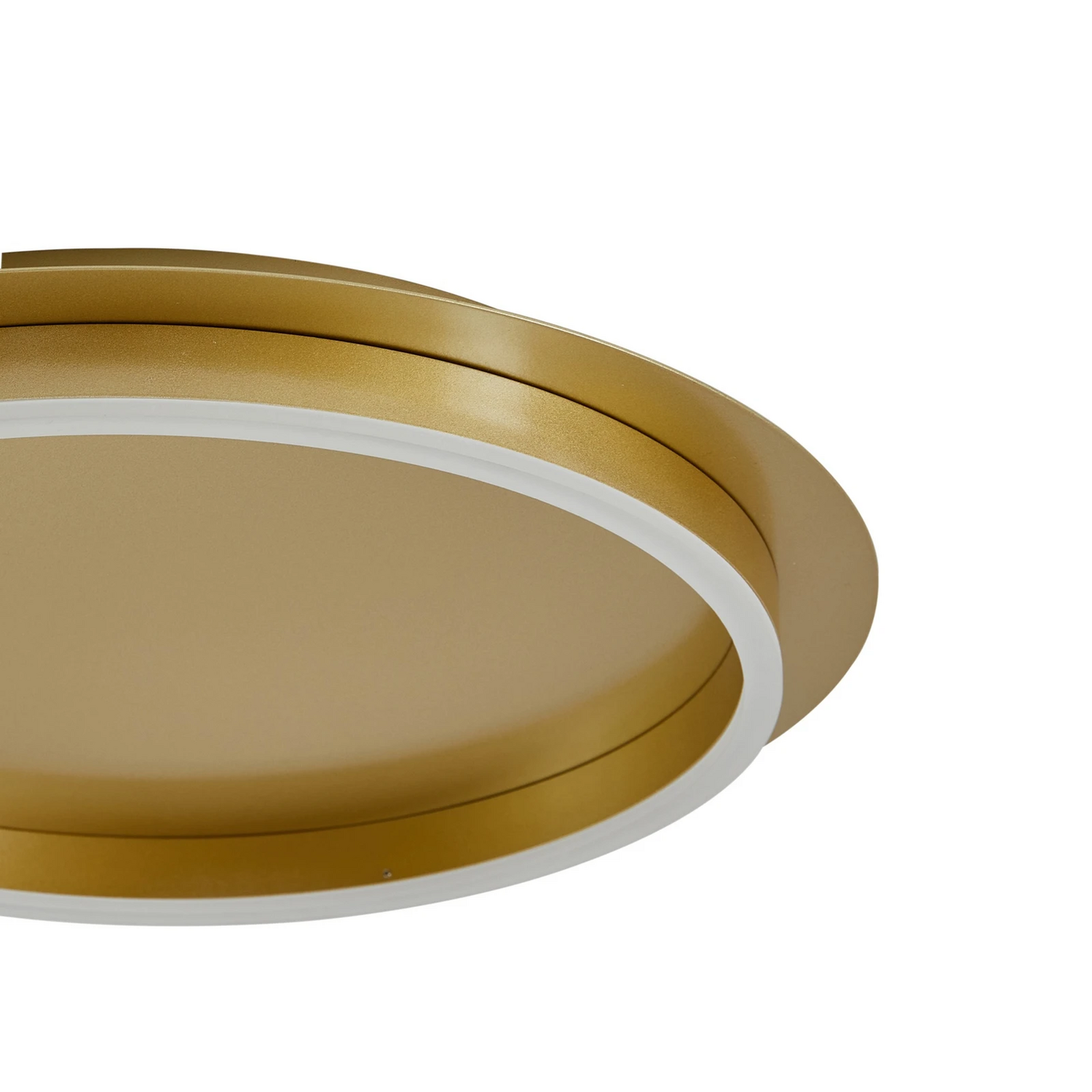 B-Ware Lindby Deckenleuchte Deckenlampe Led Gold Kunststoff Acryl Eisen Warmweiß 46cm