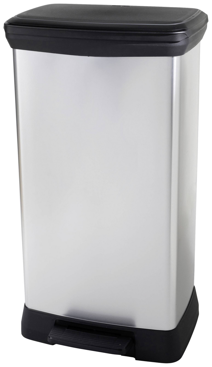 Curver Deco bin metalics 254620 Mülleimer 46 l 407 x 749 x 307 mm Mülltonne