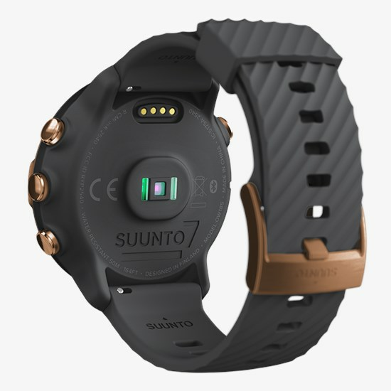 Suunto 7 Smartwatch Fitnesstracker Fitnessuhr Sportuhr Uhr Laufuhr Kupfer Grau B-Ware