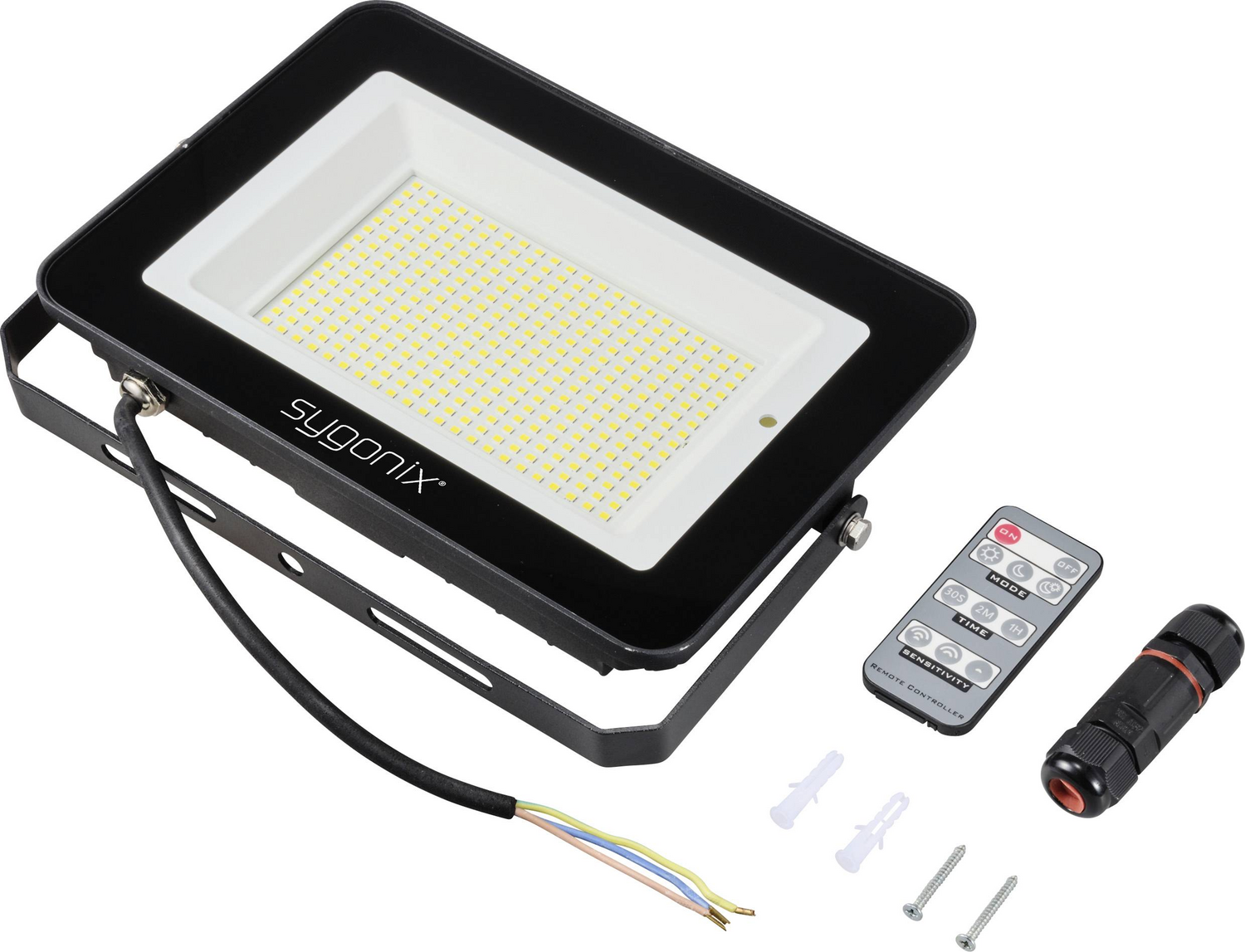 B-Ware Sygonix Strahler Fluter Sensor Led Außenbeleuchtung Schwarz Bewegungsmelder451