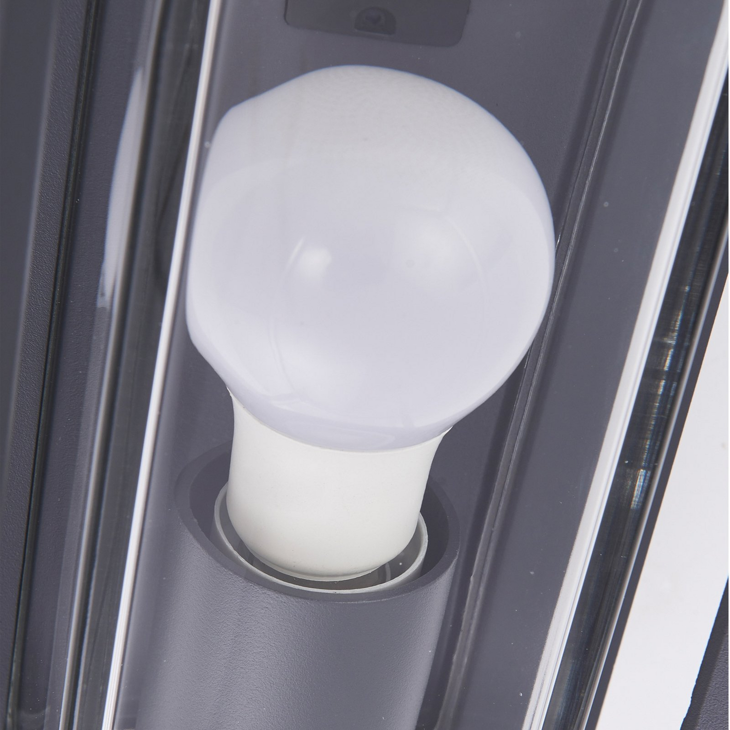 B-Ware Arcchio Außenwandleuchte Ismera Dunkelgrau Klar Sensor Wandlampe Lampe Leuc916