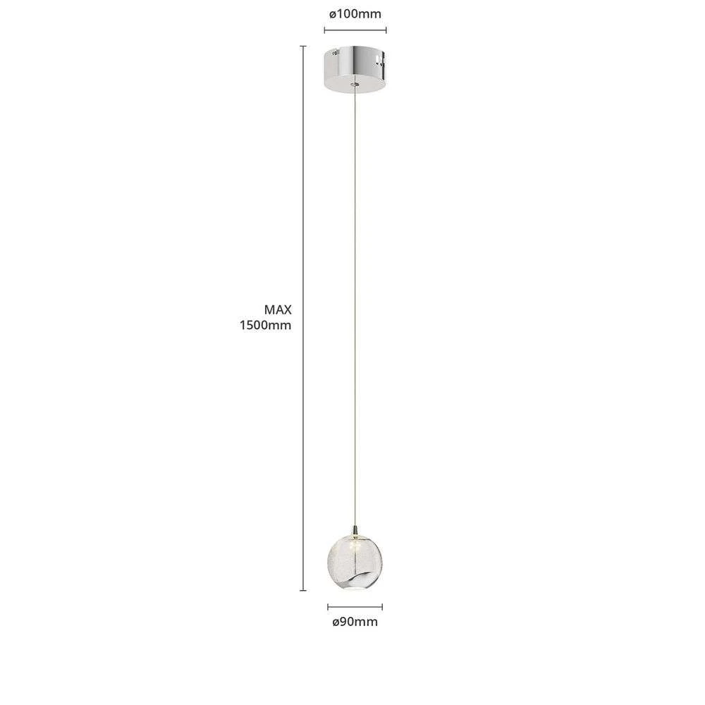 B-Ware Lucande Led Pendelleuchte Hayley Deckenlampe Hängeleuchte Pendellampe Leuch386