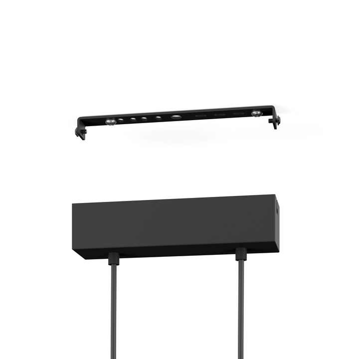 Eglo LED-Hängeleuchte Panagria schwarz mit Holzdetail Deckenlampe Lampe Leuchte