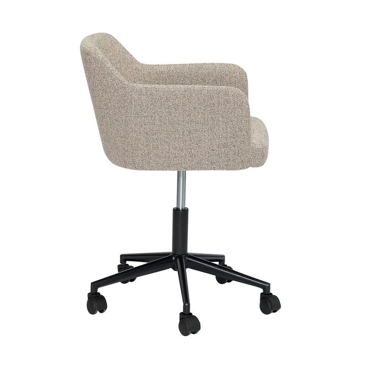 Hübsch Interior Rest Bürostuhl Computerstuhl Drehstuhl Schreibtischstuhl Beige B-Ware