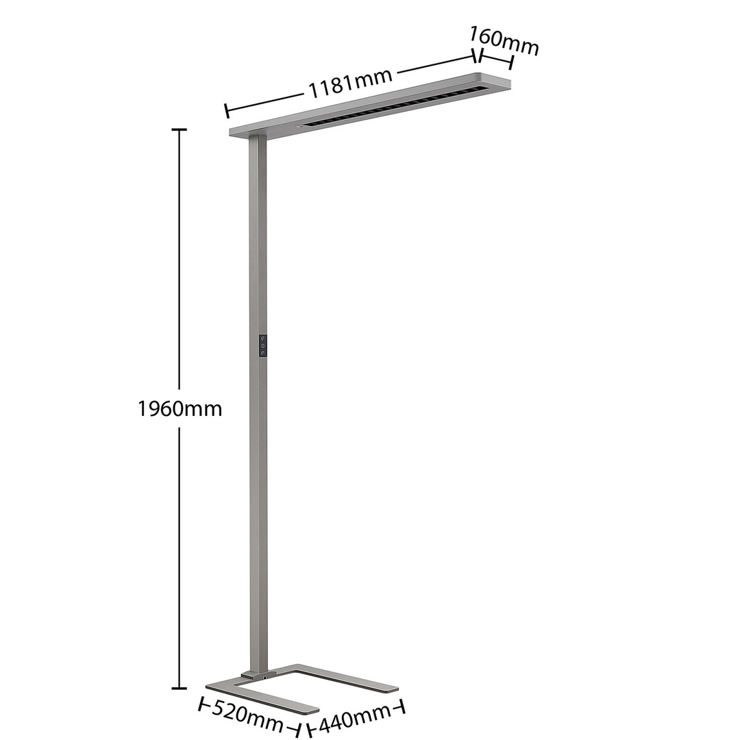 LED Stehlampe Ionel Arcchio Direkt Indirekt Tageslichtsensor Stehleuchte Büro