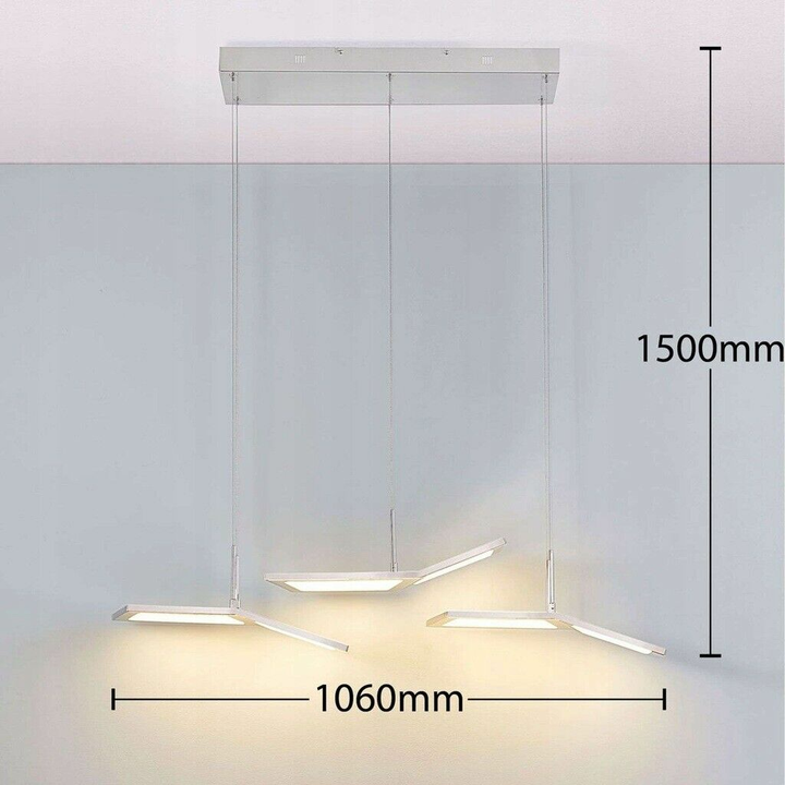 Lampenwelt LED-Pendelleuchte Pendellampe Lampe Leuchte Luciano Dimmbar LED 40 W