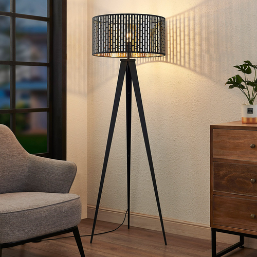 Lindby Thoralf Stehleuchte Mit Tripodgestell Stehlampe Standlampe Leuchte Lampe B-Ware