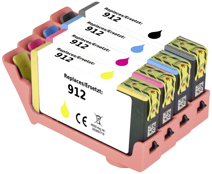 Renkforce Druckerpatrone ersetzt HP 912 6ZC74AE 3YL80AE 3YL77AE 3YL78AE 3YL