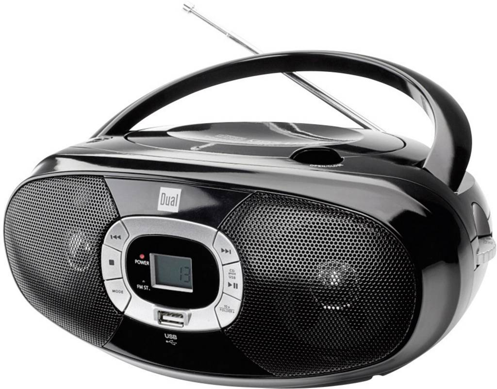P391 CD-Radio Radio Musik Freizeit Rundfunkgerät UKW CD, USB Black - 4053199971275