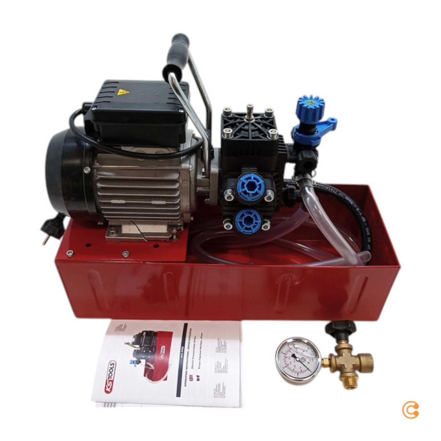 Ks Tools Elektrische Druck Prüfpumpe 9023004 Sanitär Werkzeug Handwerkzeug Druck D-Ware