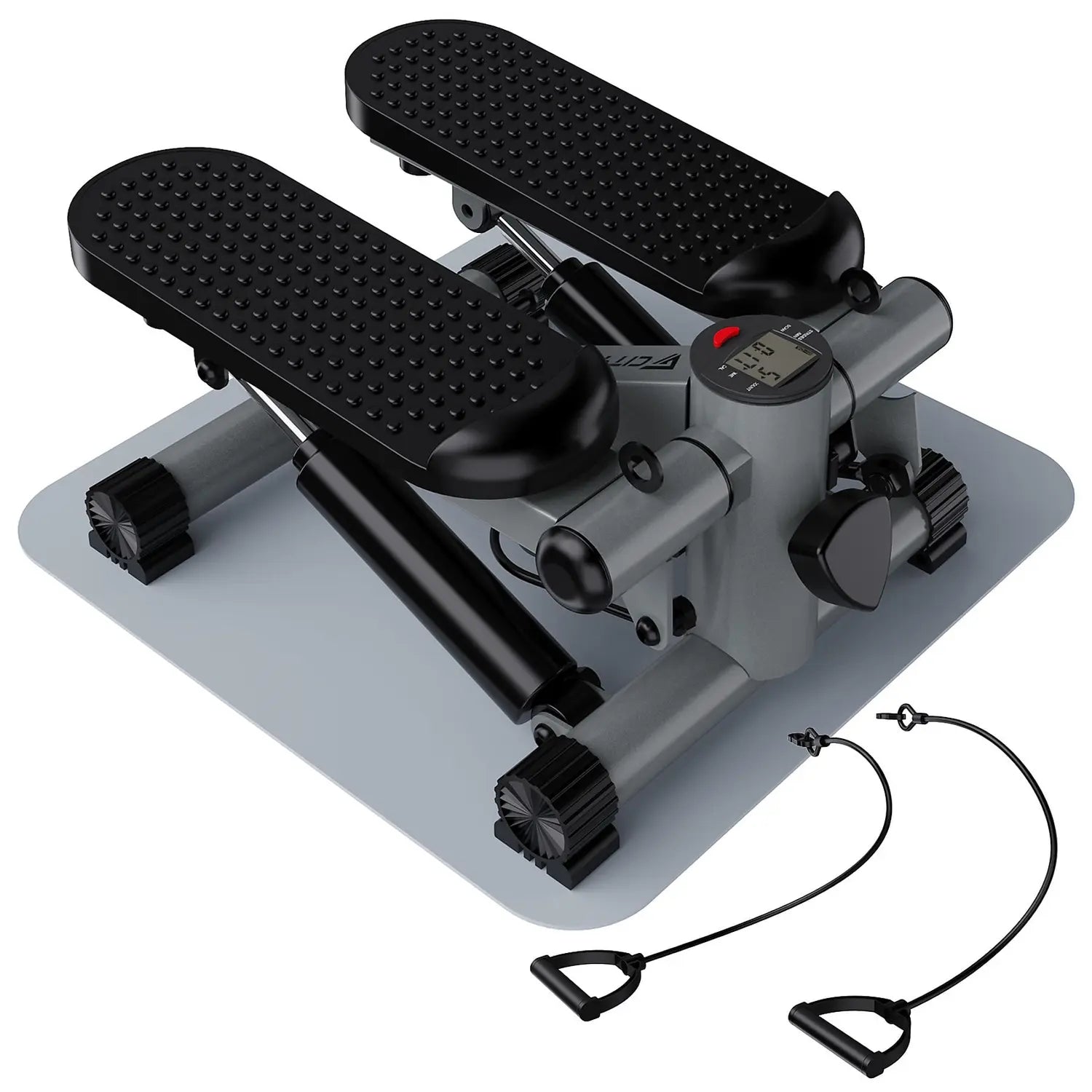 B-Ware Citysports Stepper Fitnessgerät Mini 2in1 Heimtrainer Lcd Display Schwarz Grau - 7542328409712