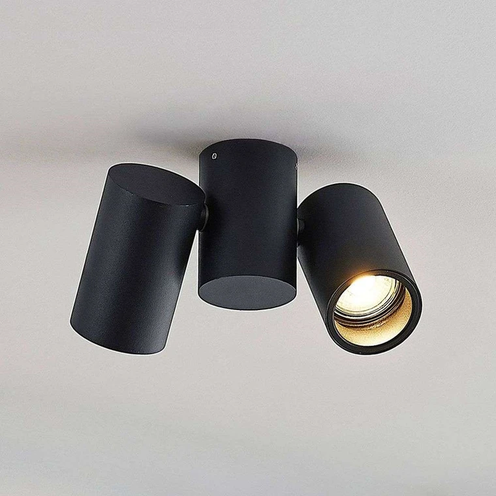 Arcchio Deckenlampe Gesina Hängelampe Lampe Leuchte zweiflammig GU10 schwarz137