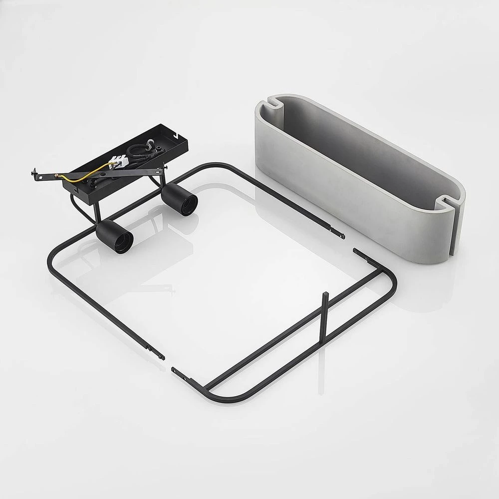 Lucande Teona Wandleuchte Wandlampe Lampe Leuchte Wohnzimmerlampe Zweiflammig946 B-Ware - 4251911719833