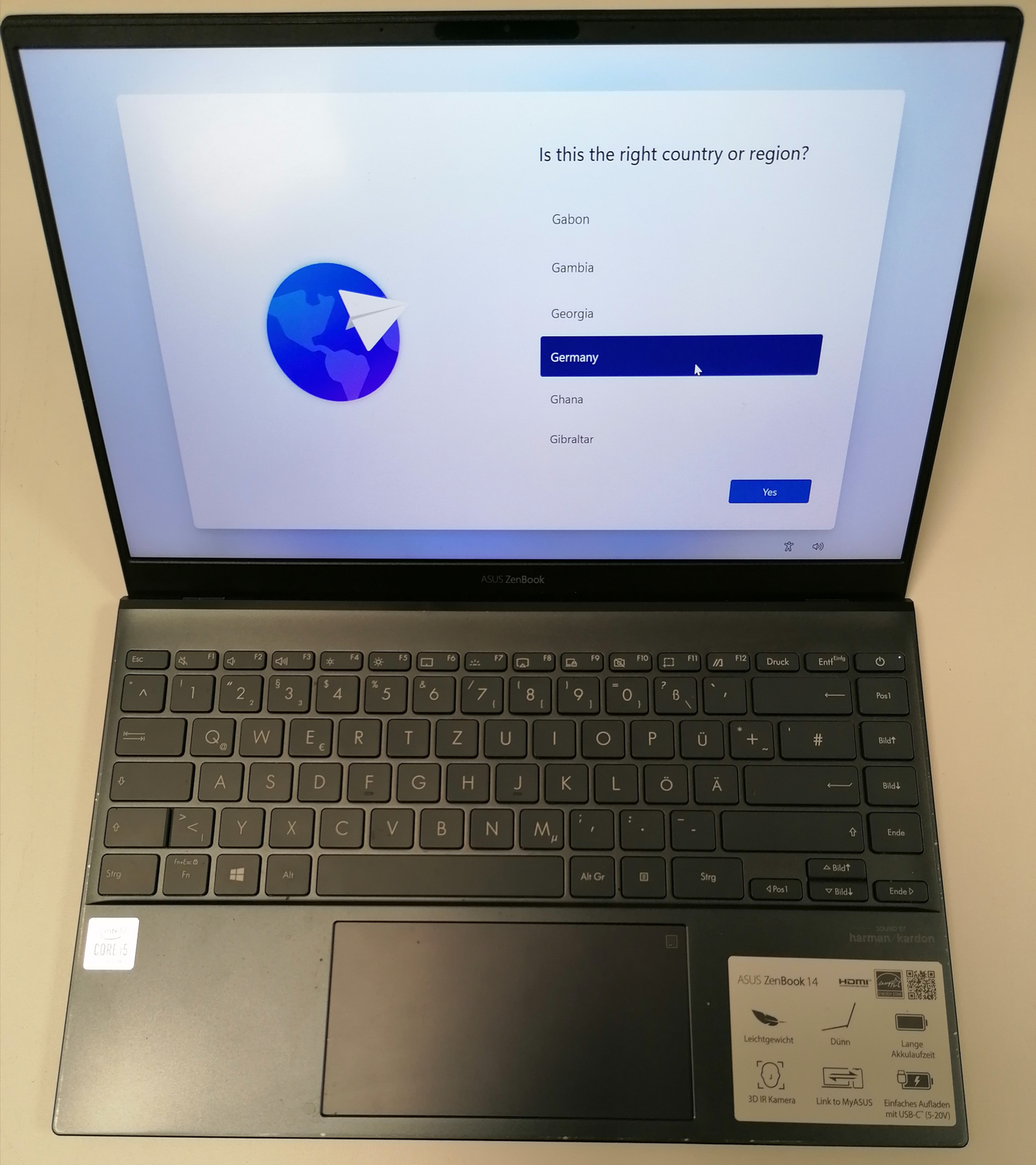 Asus Zen Book 14 Ux425 Ja Hm020 T I5 1035 G1 512 Gb Pine Grey Notebook Siehe Text B-Ware