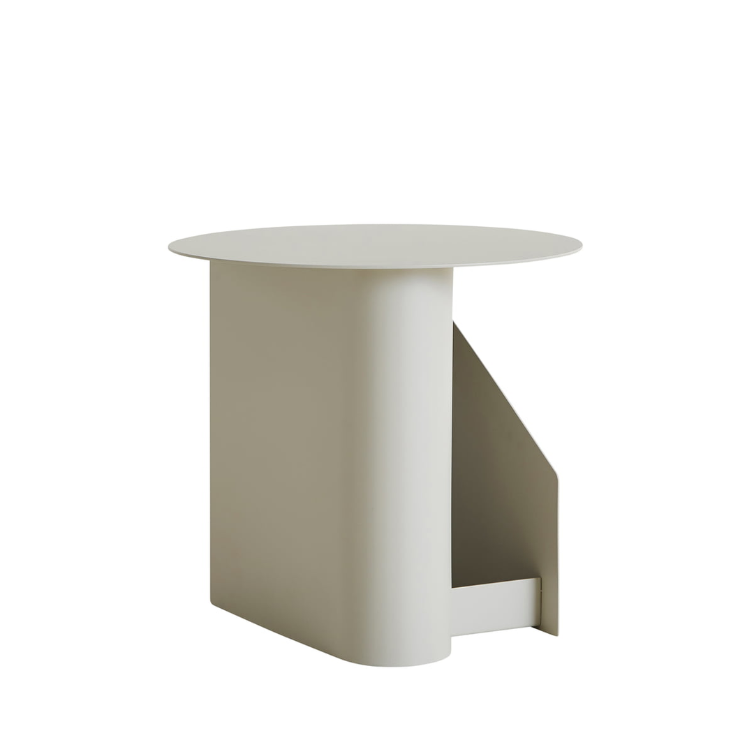 Woud Sentrum Beistelltisch Couchtisch Tisch Designertisch Sofatisch Stahl grau