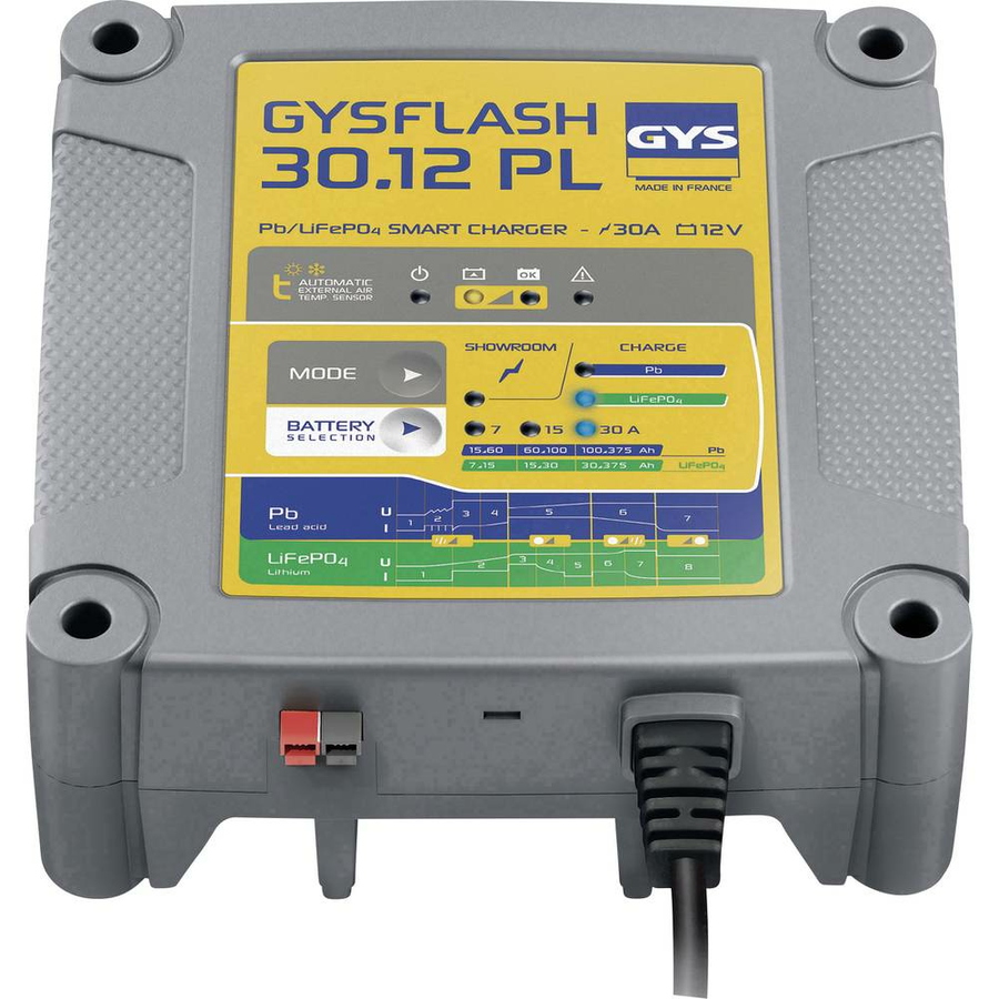 Gys Gysflash Automatikladegerät Batterieüberwachung Ladegerät Siehe Text/Foto B-Ware - 3154020029668