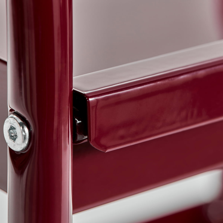 House Doctor Servierwagen Trolley Stahl Bordeaux Flexibel Wohnbereich Wagen B-Ware - 5707644897168