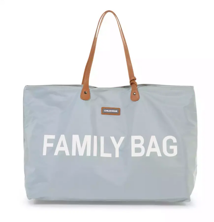 Childhome Family Bag Grau / Offwhite Wickeltasche Tasche Babytasche