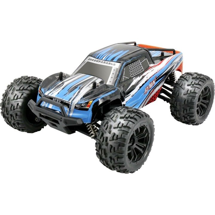 Reely Raw Blau Brushed 1:14 Elektro Monstertruck Allradantrieb Siehe Text/Foto C-Ware - 4064161189697