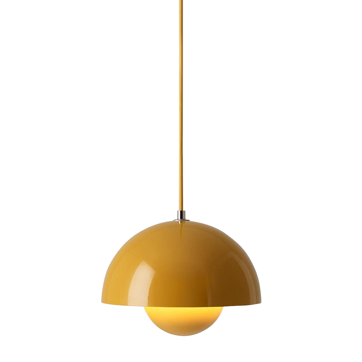 &Tradition Flower Pot Vp1 Pendelleuchte Hängeleuchte Deckenlampe E27 Senfgelb B-Ware