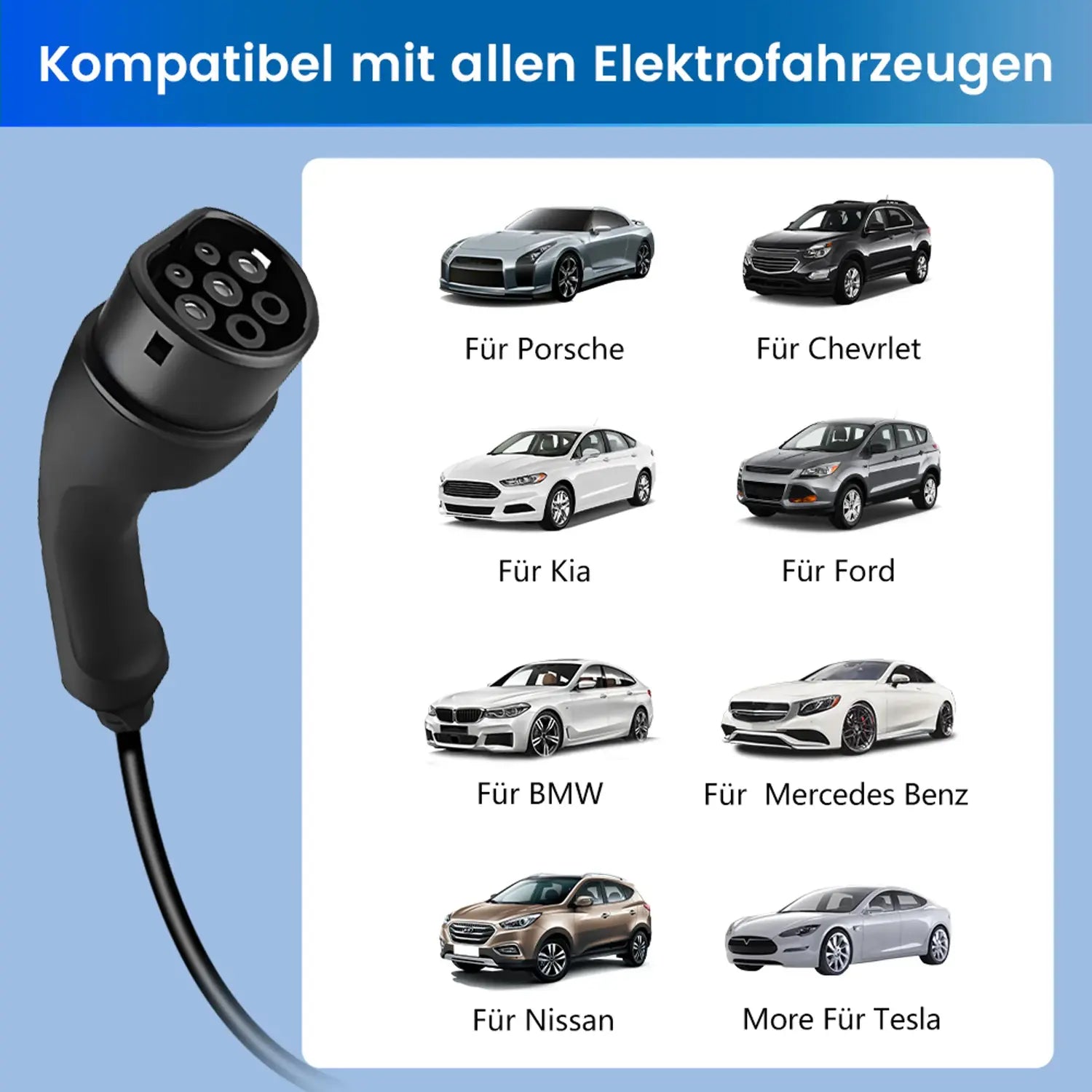 B-Ware Junsun Ladegerät Ladekabel Elektrofahrzeug Ev Auto App Wifi Tragbar Schwarz - 763235916873
