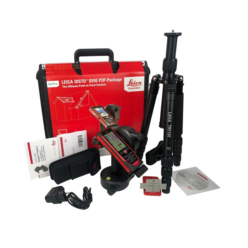 Leica Laserentfernungsmesser Messgerät Disto S910 Kit Fta 360 S Tri 120 B-Ware - 7640110699249