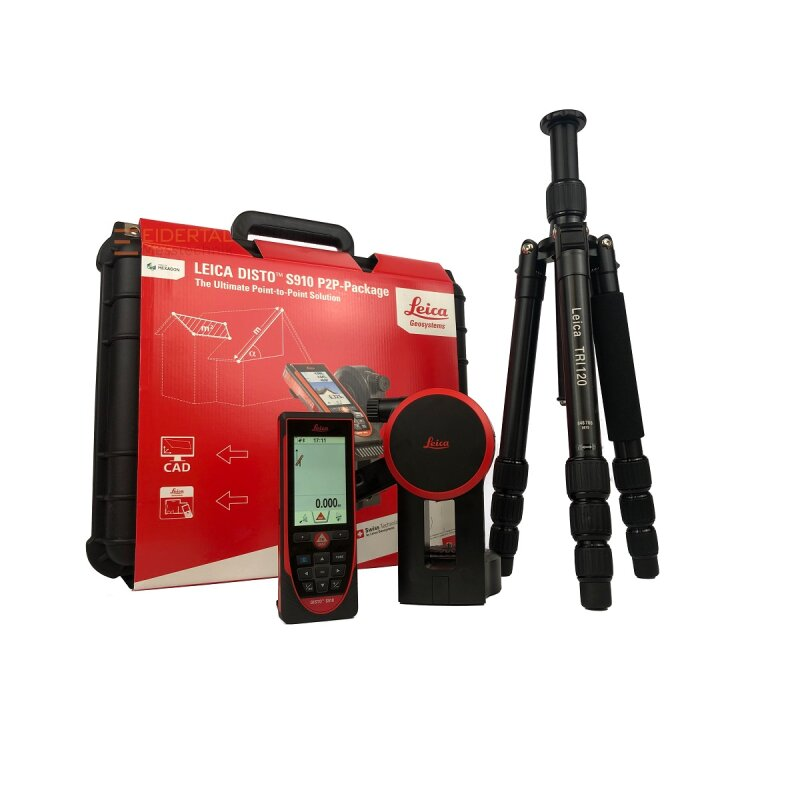 Leica Laserentfernungsmesser Messgerät Disto S910 Kit Fta 360 S Tri 120 B-Ware - 7640110699249