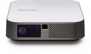 B-Ware View Sonic Beamer Projektor M2e Led Full Hd Lautsprecher Polar White Meteor Gray