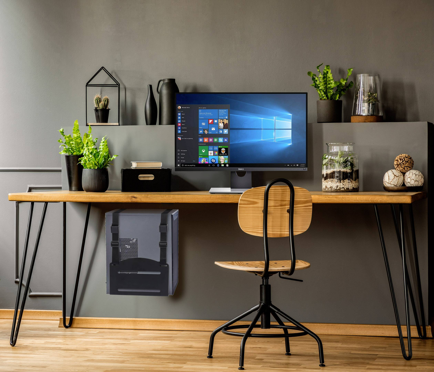 B-Ware Spea Ka Professional Pc Halterung Wandhängend Pc Ständer Bürobedarf 428