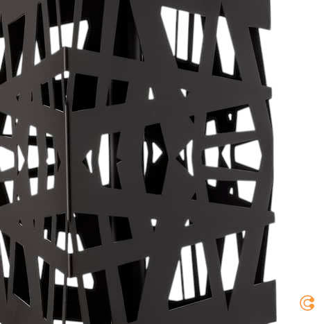 Euluna Stehlampe Foresta Stehleuchte Lampe Leuchte 153cm E14 schwarz DEFEKTWARE