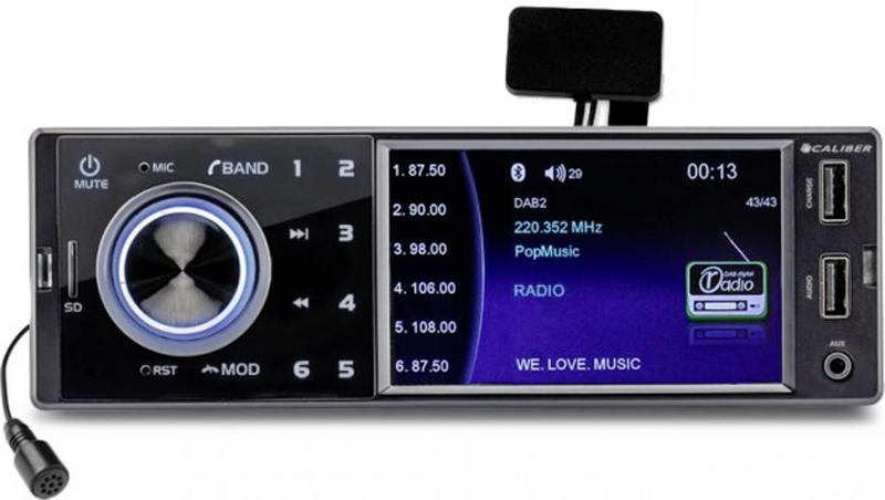 Caliber Audio Technology RMD402DAB-BT Autoradio DAB + Tuner Bluetooth Radio Auto