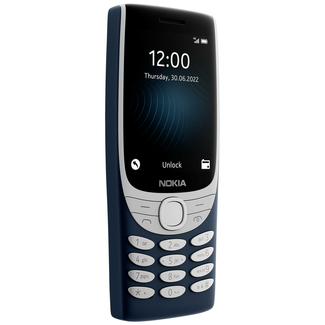 Nokia 8210 4G Handy Telefon Mobiltelefon Dual-Sim Dark Blue Bluetooth Nano-SIM