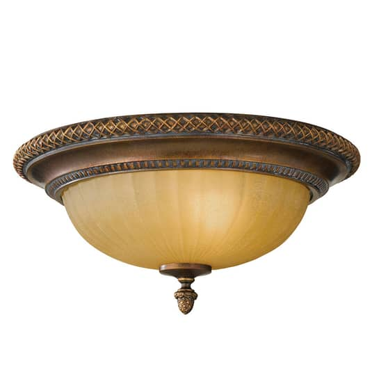 Lampe de plafond ronde Feiss Kelham Hall, plafonnier, applique murale, lampe de couloir, produit d'occasion. 