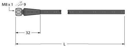 Turck 6933487 Sensor /Aktor Anschlussleitung Leitung Anschlusskabel Kabel496 B-Ware - 4047101335651