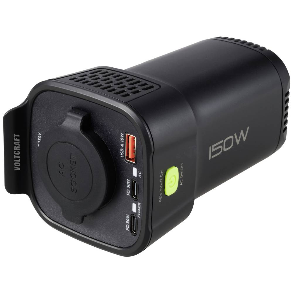 B-Ware Voltcraft Wechselrichter Msw 150 12 Car Dosenform Für Getränkehalter
