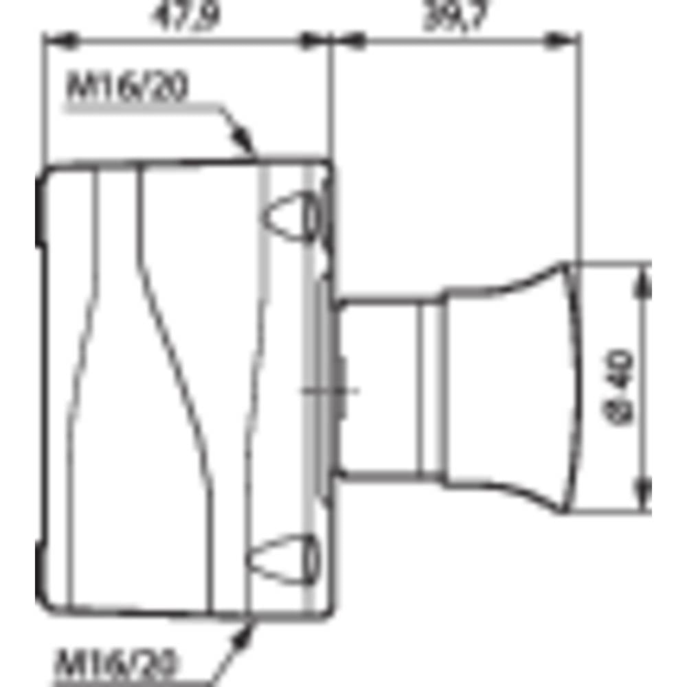 Baco Lbx15302 Not Aus Schalter Im Gehäuse öffner Knopf Notknopf Notfallschalter B-Ware - 3245062242204